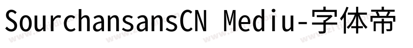 SourchansansCN Mediu字体转换
